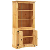 Vitrine meksikansk corona-stil furu 80x40x170 cm
