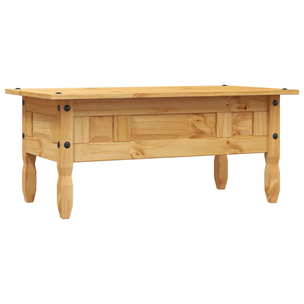 Salongbord meksikansk Corona-stil furu 100x55x44 cm
