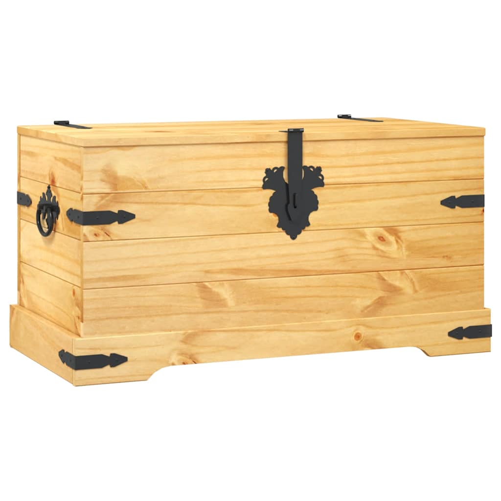Oppbevaringskiste meksikansk Corona-stil furu 91x49,5x47 cm vidaXL