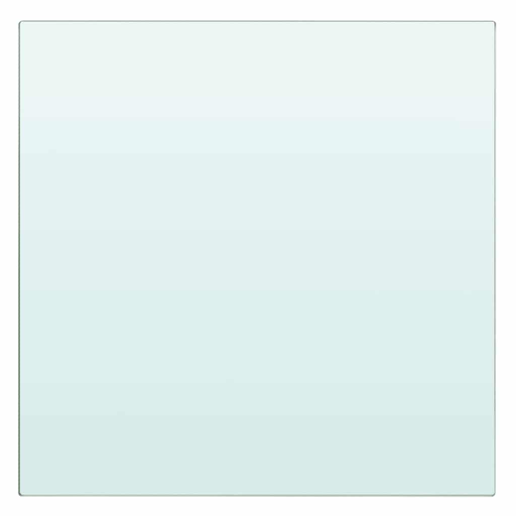 Hyllepanel klart glass 20x20 cm vidaXL