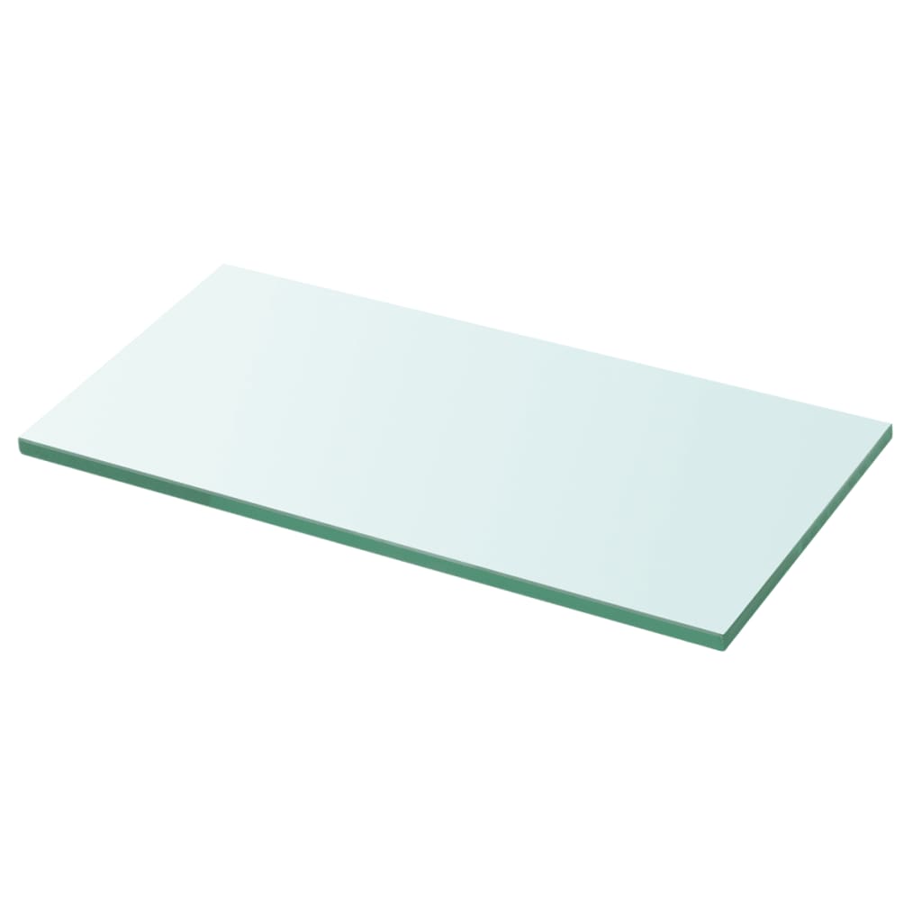 Hyllepanel klart glass 30x12 cm