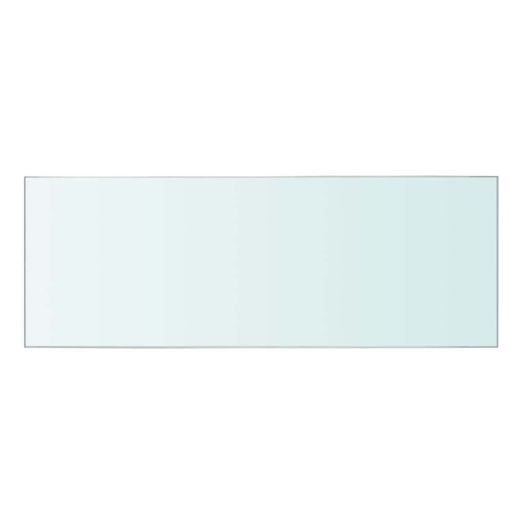 Hyllepanel klart glass 40x12 cm