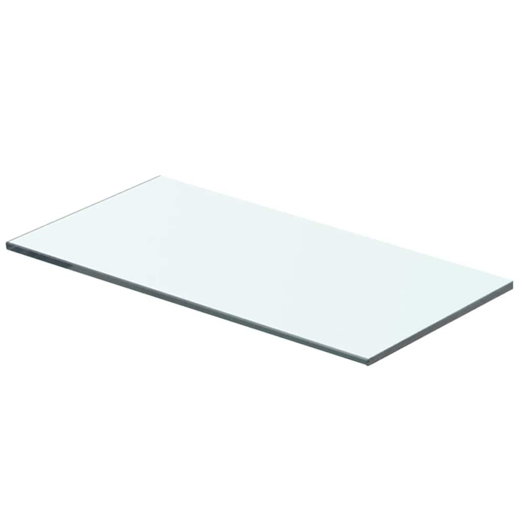 Hyllepanel klart glass 40x15 cm