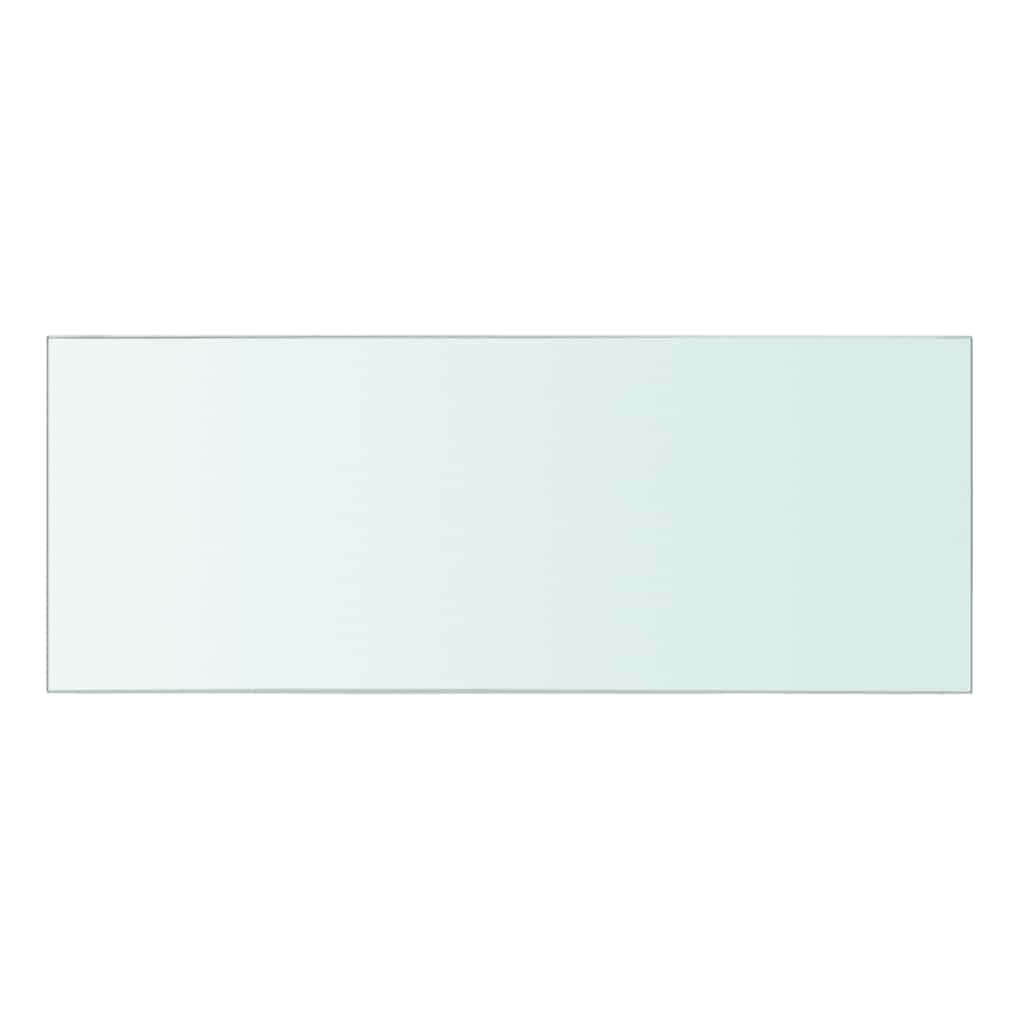 Hyllepanel klart glass 40x15 cm