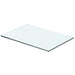 Hyllepanel klart glass 40x20 cm