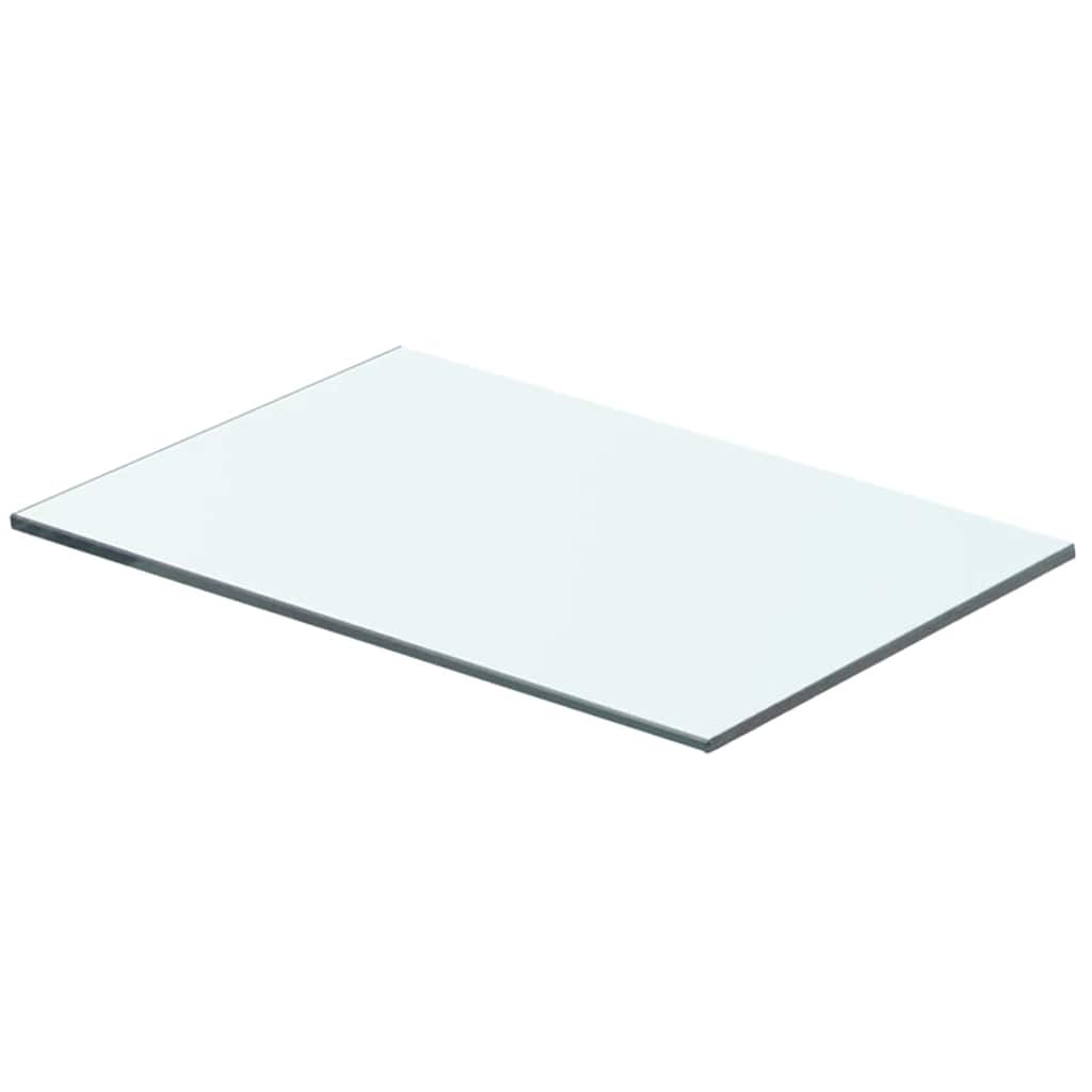 Hyllepanel klart glass 40x20 cm