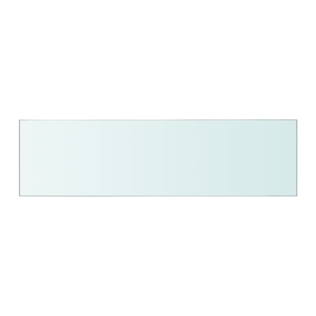 Hyllepanel klart glass 50x12 cm