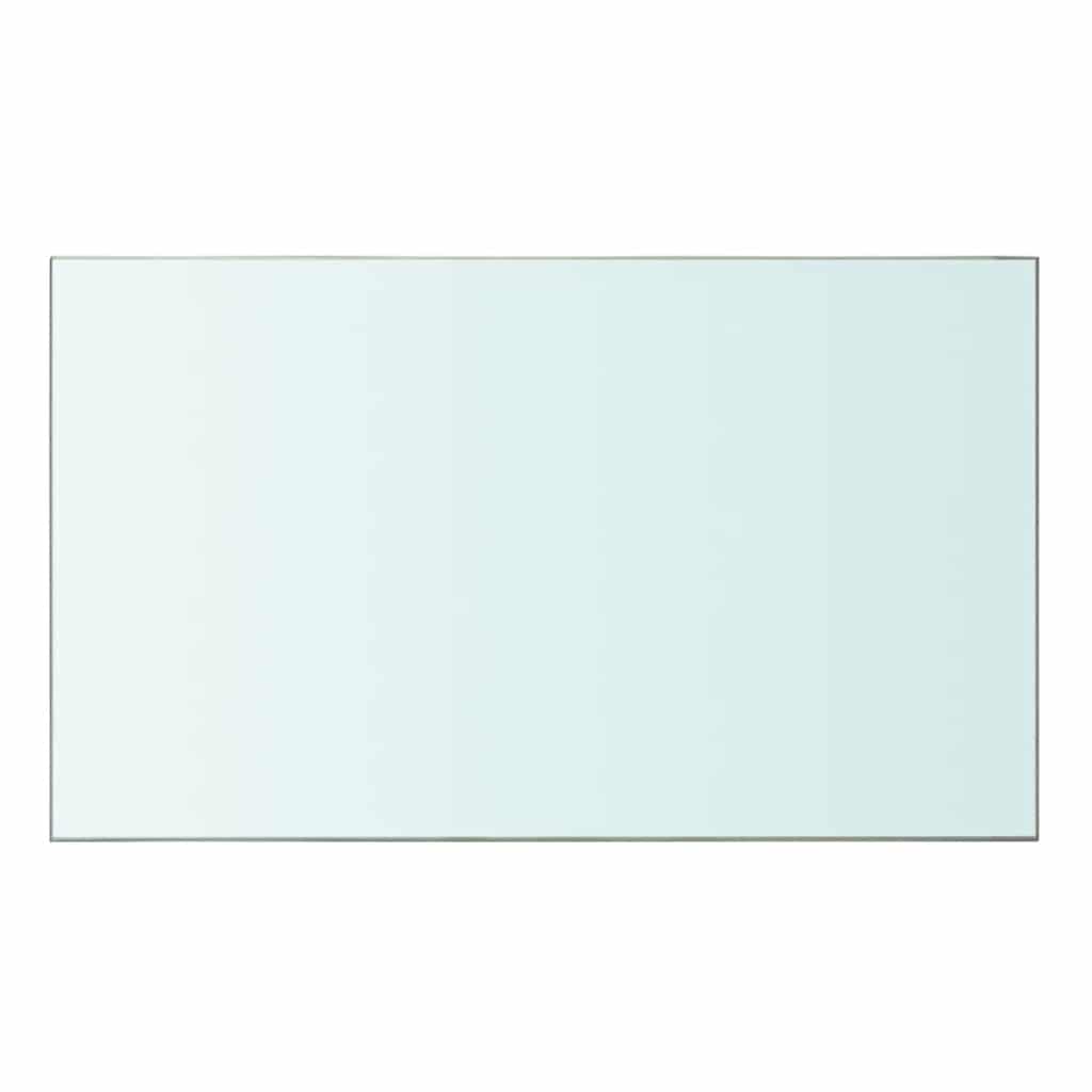 Hyllepanel klart glass 50x30 cm