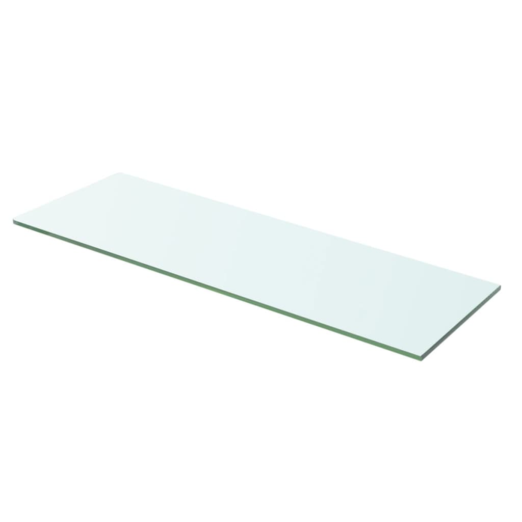 Hyllepanel klart glass 60x15 cm