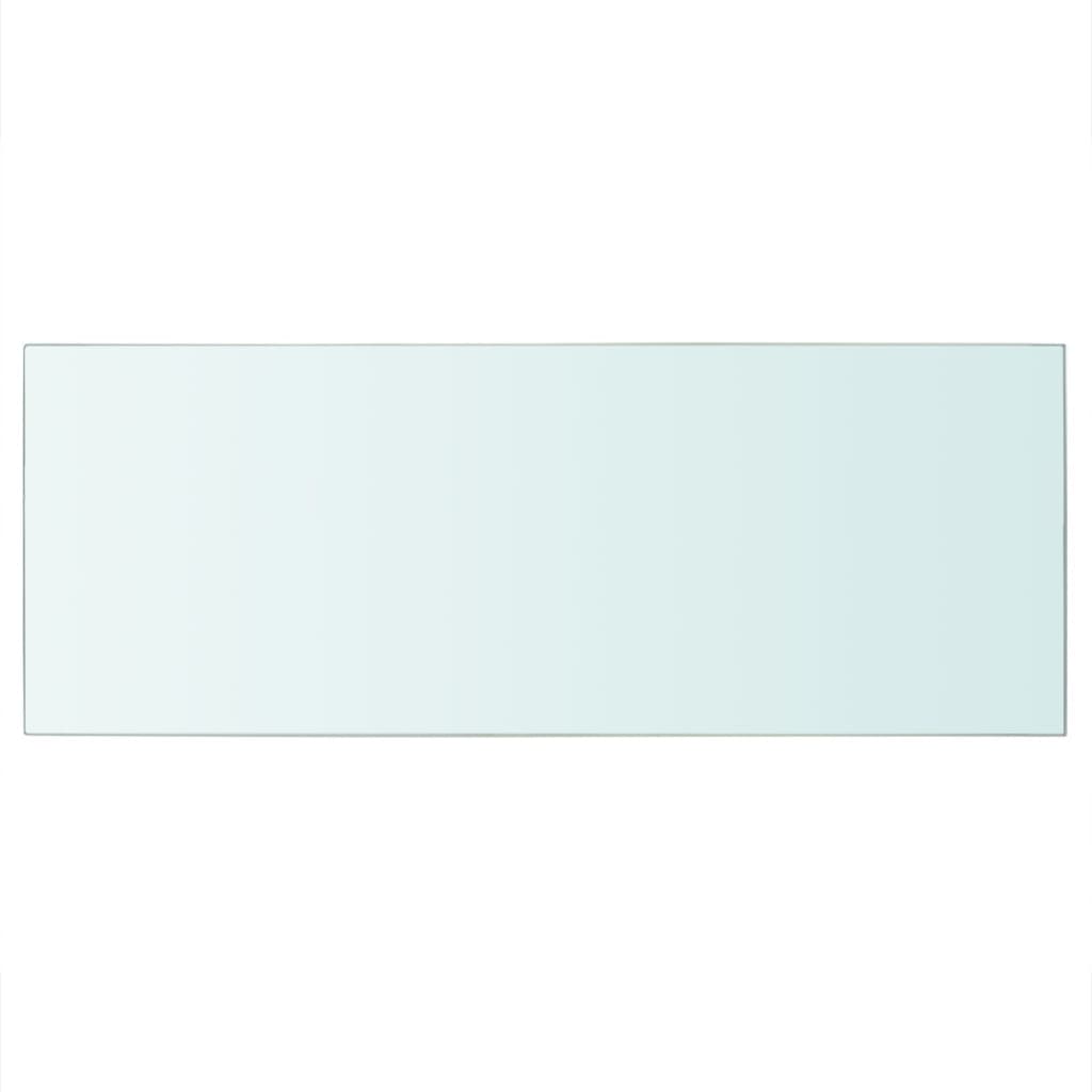 Hyllepanel klart glass 60x25 cm