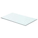 Hyllepanel klart glass 60x30 cm