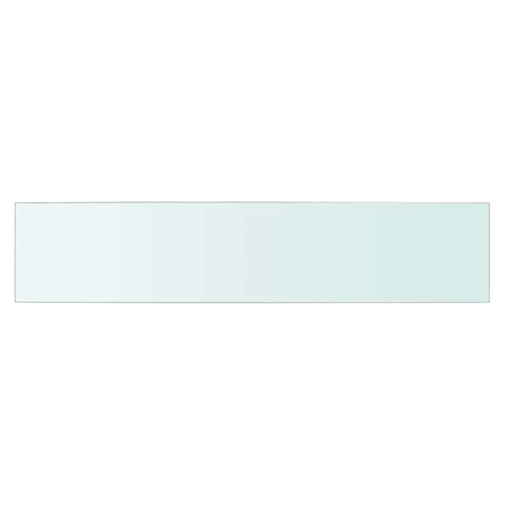 Hyllepanel klart glass 70x15 cm