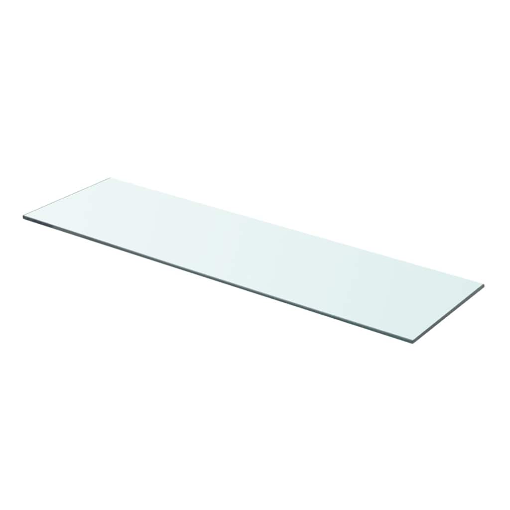 Hyllepanel klart glass 70x20 cm