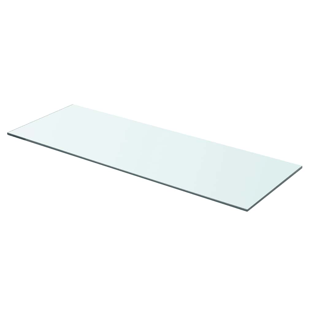 Hyllepanel klart glass 70x25 cm