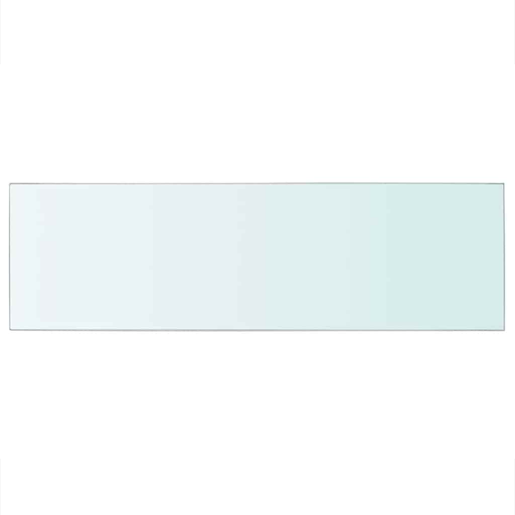 Hyllepanel klart glass 80x25 cm