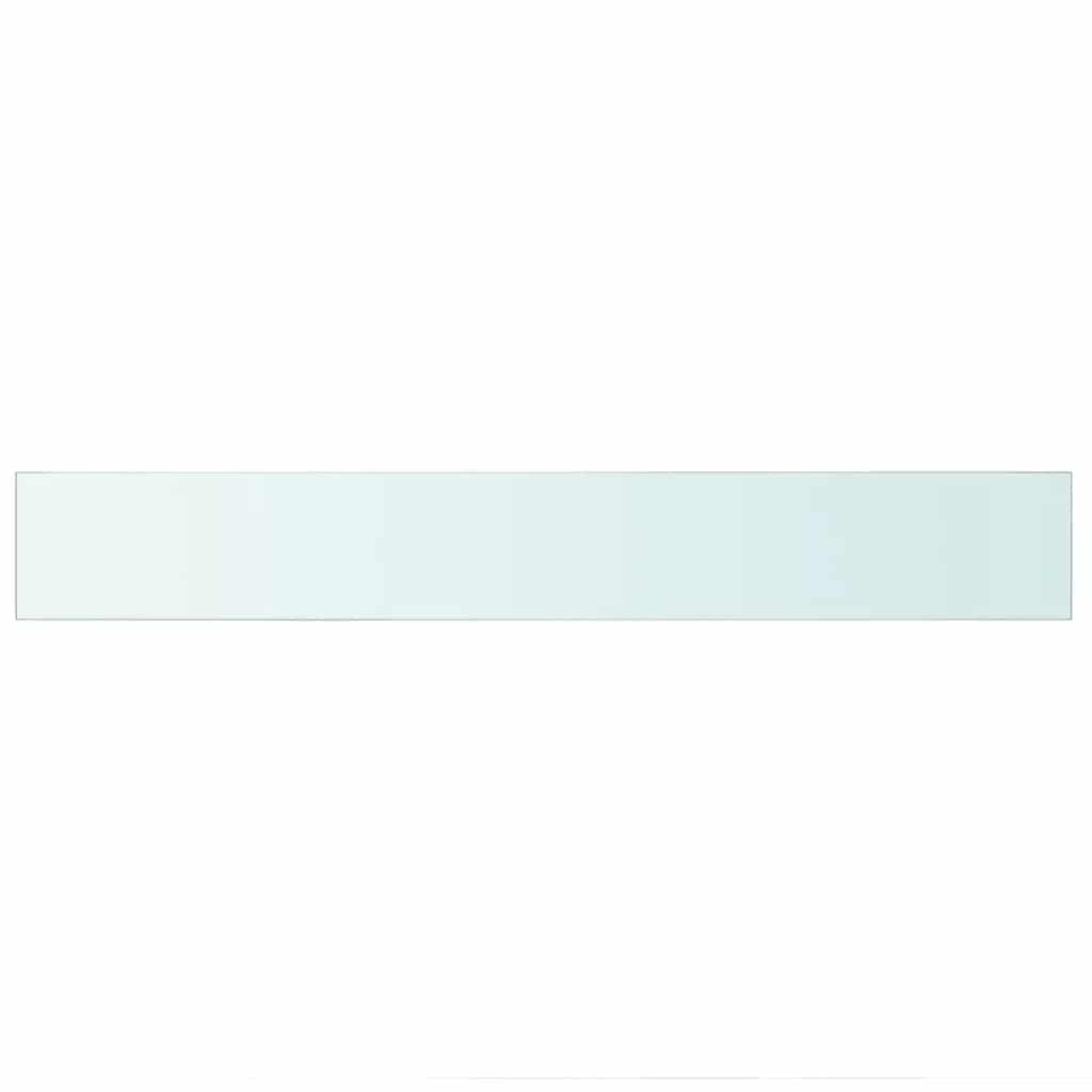 Hyllepanel klart glass 90x12 cm