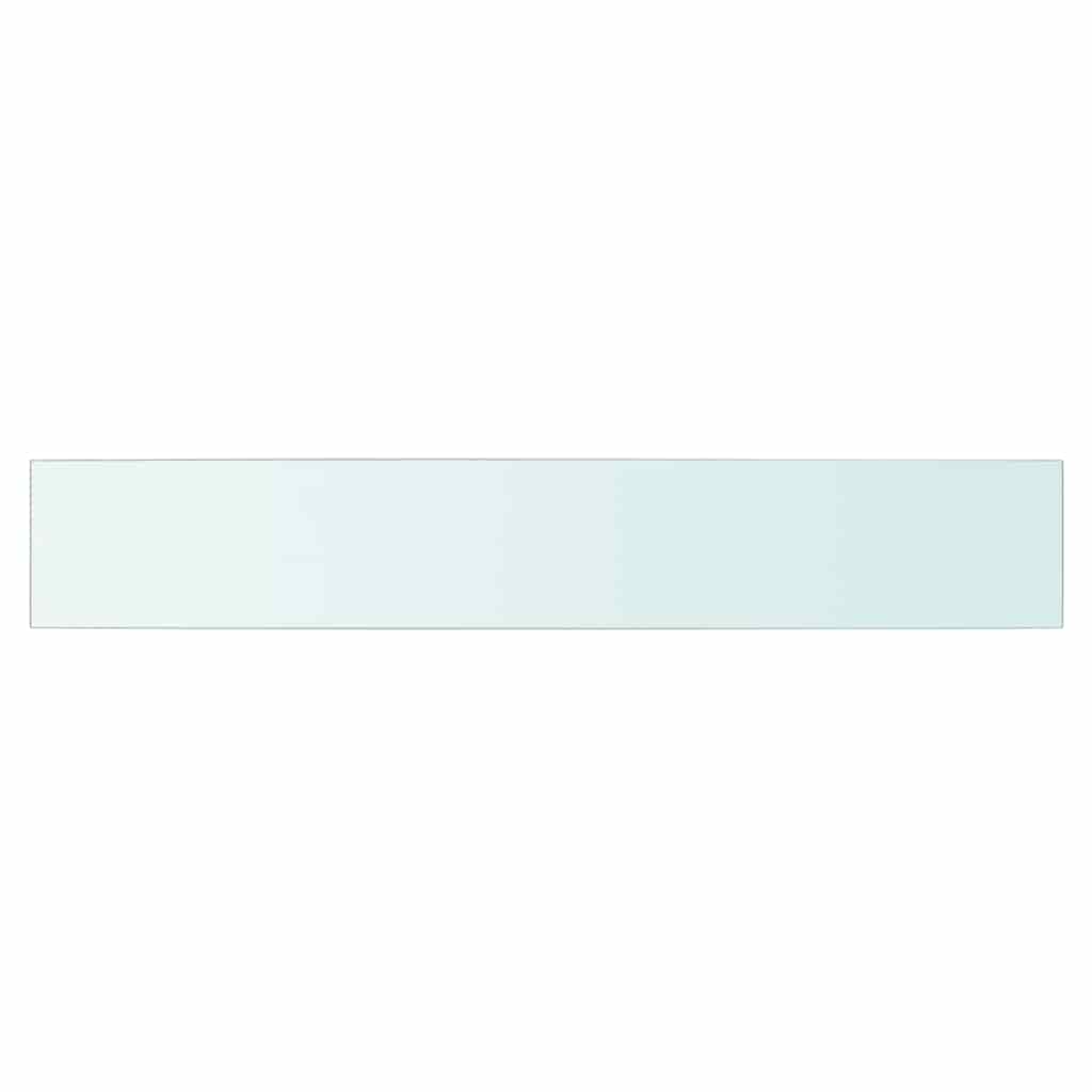 Hyllepanel klart glass 90x15 cm
