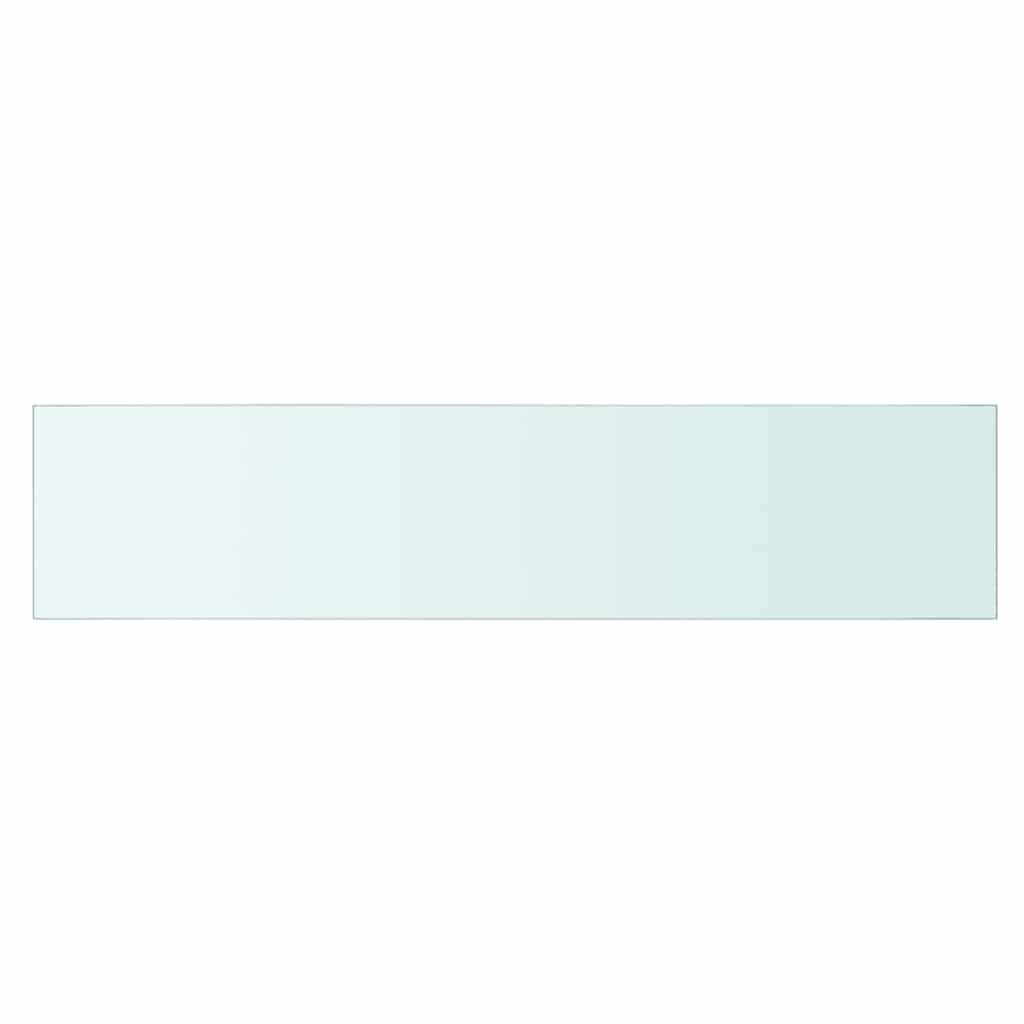 Hyllepanel klart glass 90x20 cm