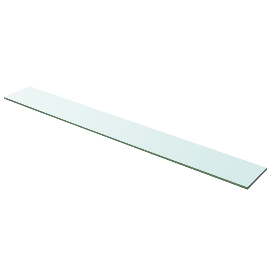 Hyllepanel klart glass 100x12 cm
