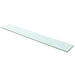 Hyllepanel klart glass 100x15 cm
