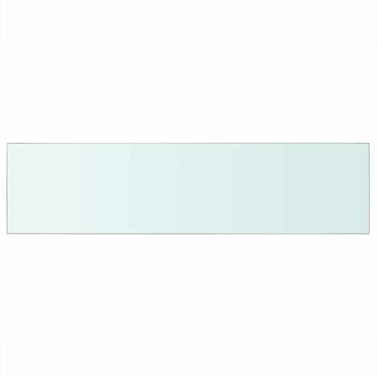 Hyllepanel klart glass 100x25 cm