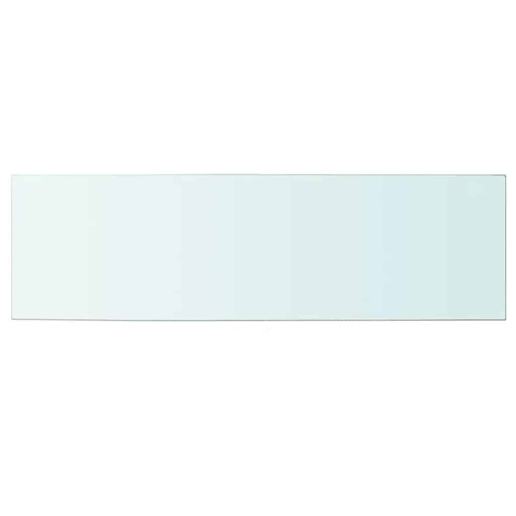 Hyllepanel klart glass 100x30 cm