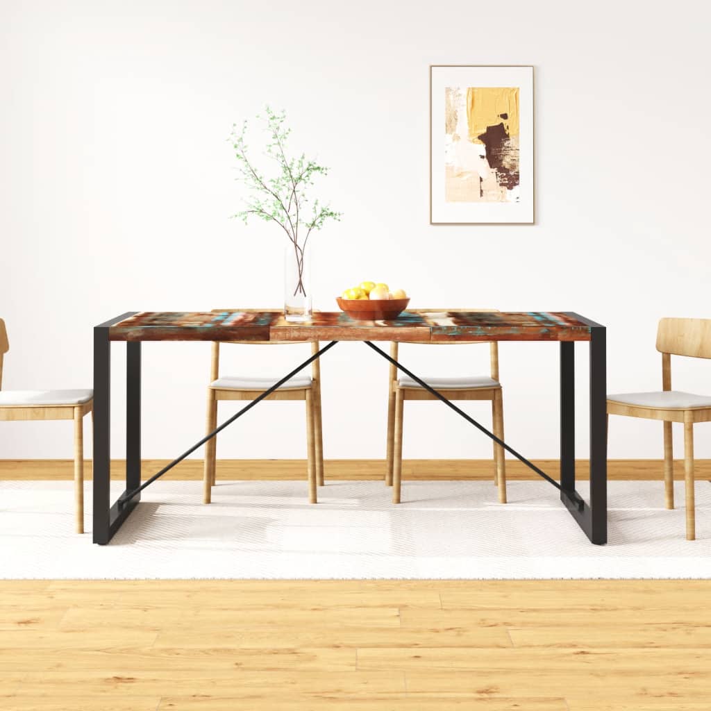 Spisebord gjenvunnet heltre 180 cm