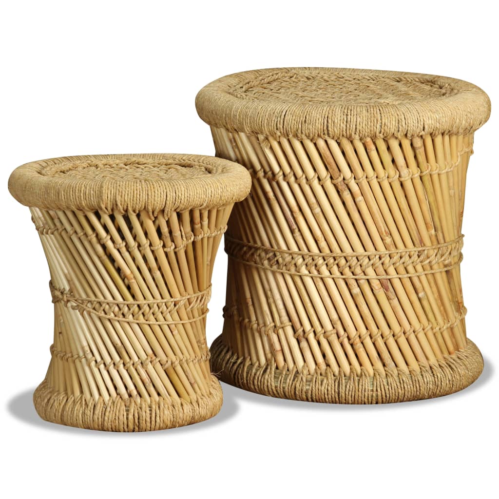 Krakker 2 stk bambus og jute