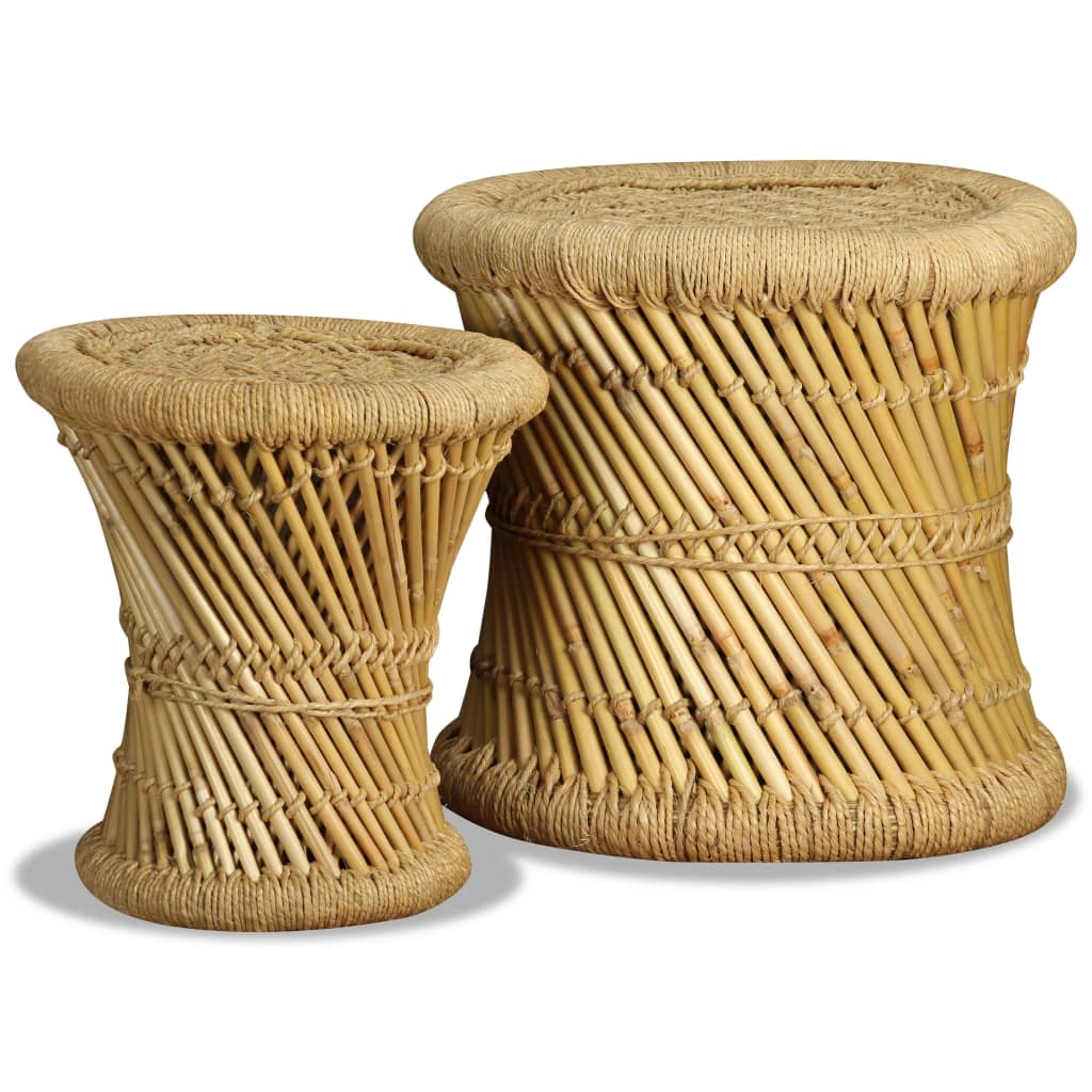 Krakker 2 stk bambus og jute