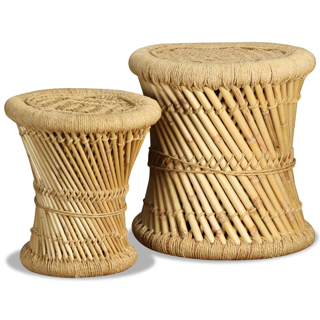 Krakker 2 stk bambus og jute