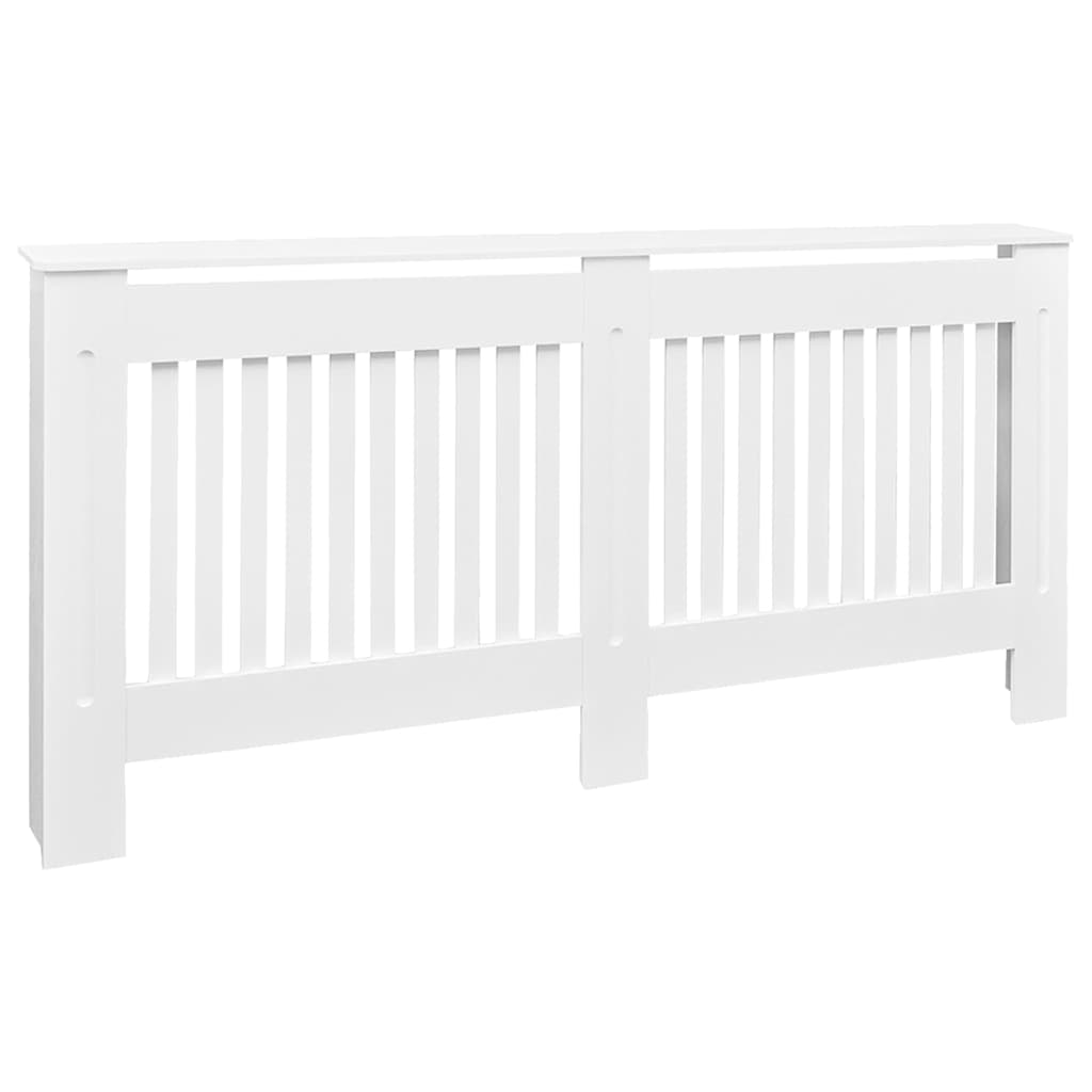 Radiatordeksel hvit konstruert tre 172 cm