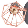 Vegglampe 2 stk E14 svart og kobber