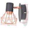 Vegglamper 2 stk med 2 LED-glødepærer 8 W