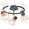 Taklampe med 3 LED-glødepærer 12 W