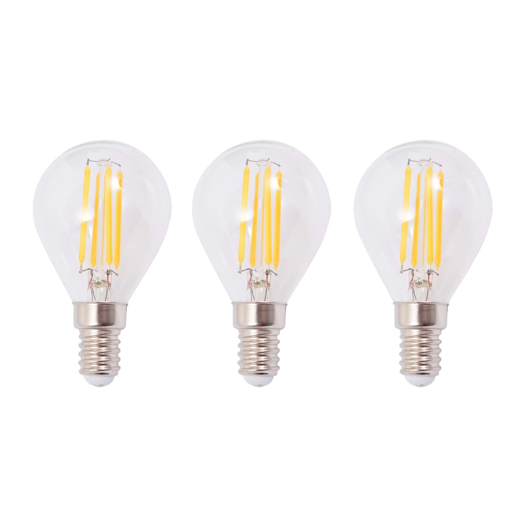 Taklampe med 3 LED-glødepærer 12 W