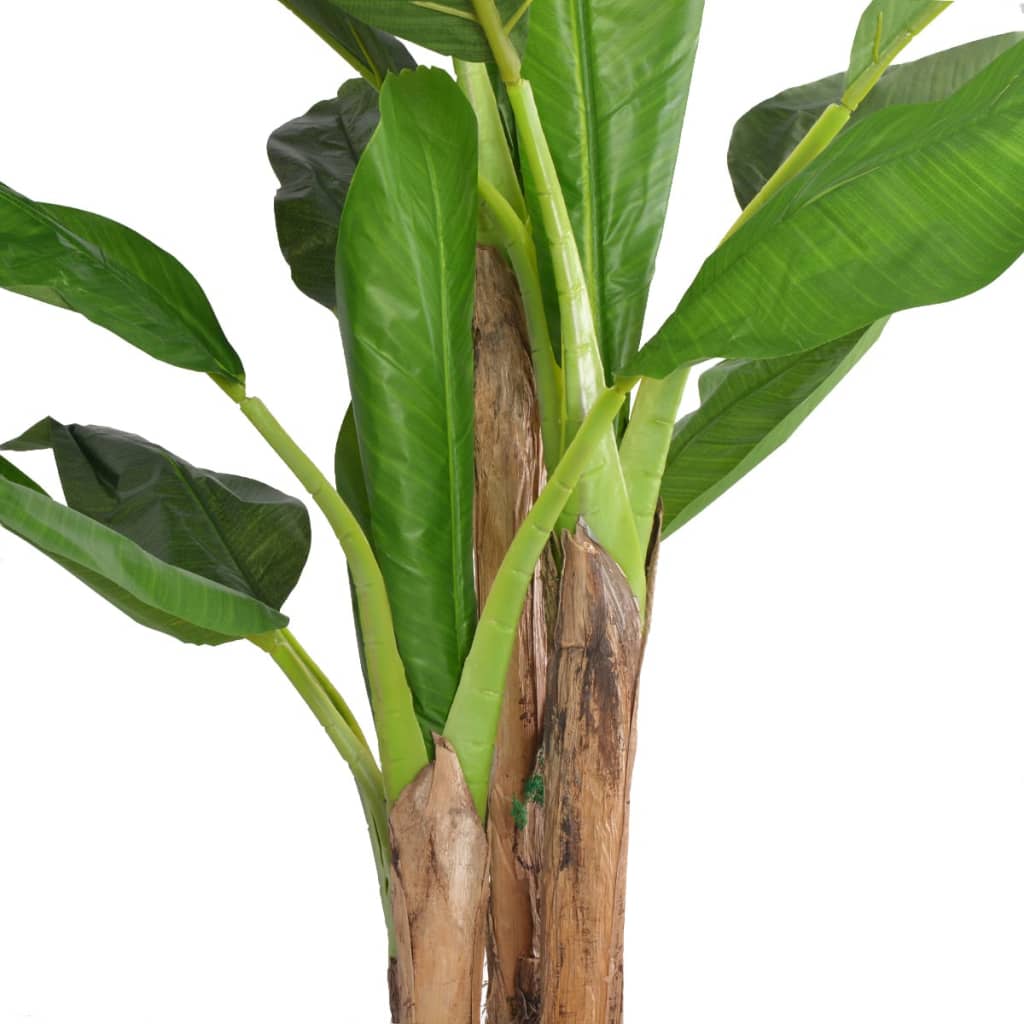 Kunstig banantre med potte 175 cm grønn
