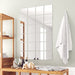 Speilfliser 24 stk kvadrat glass