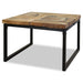 Salongbord teak harpiks 60x60x40 cm
