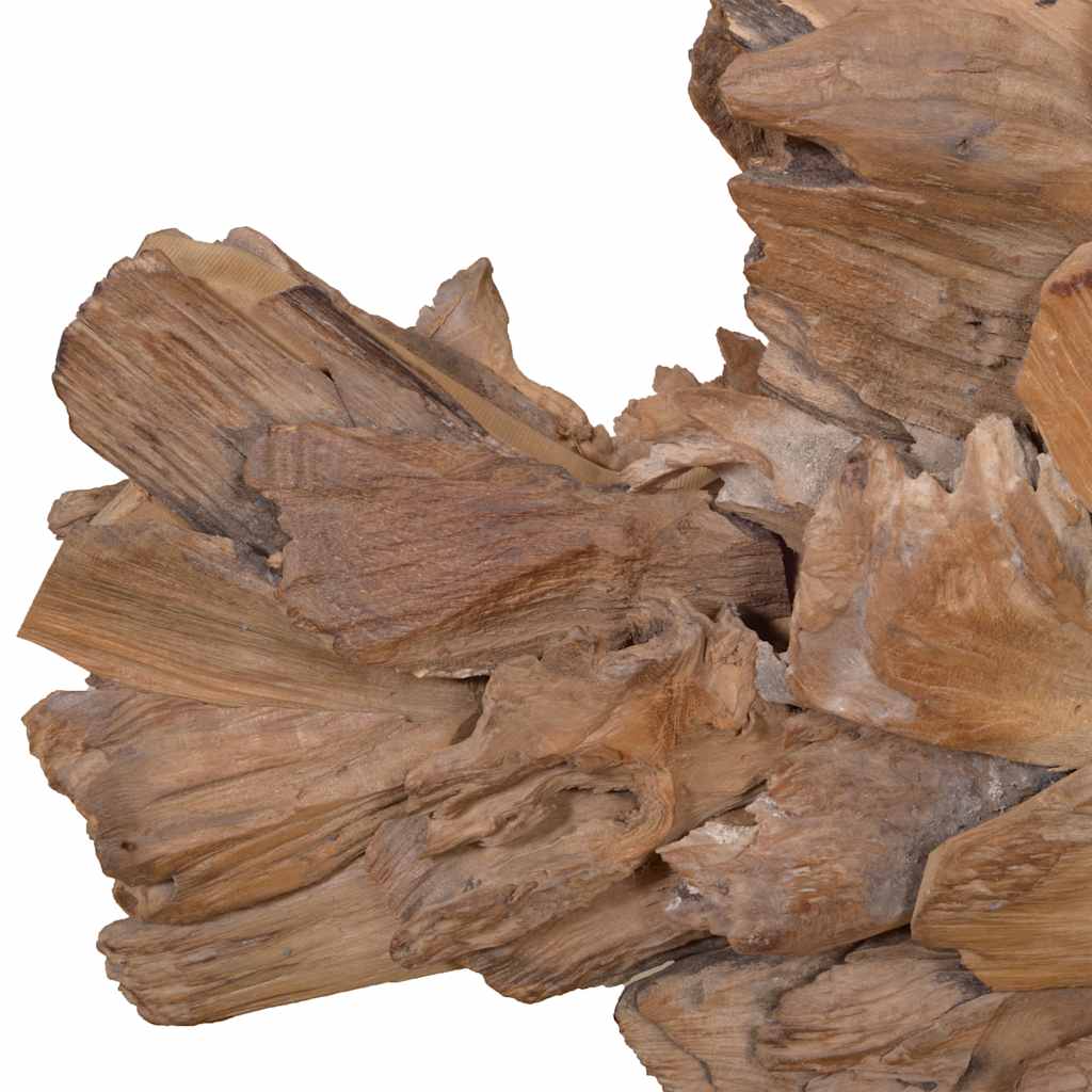 Fiskeskulptur teak 40x12x57 cm