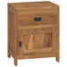 Nattbord massiv teak 40x30x50 cm