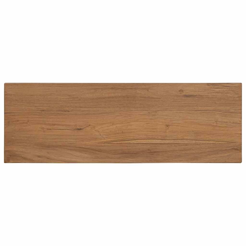 Hallbenk massiv teak 90x30x40 cm