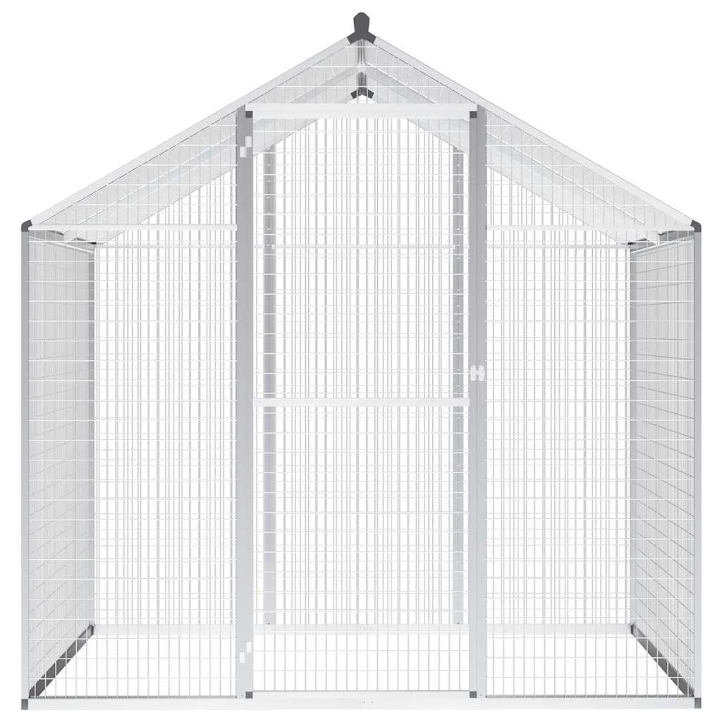Utendørs fuglebur aluminium 178x122x194 cm