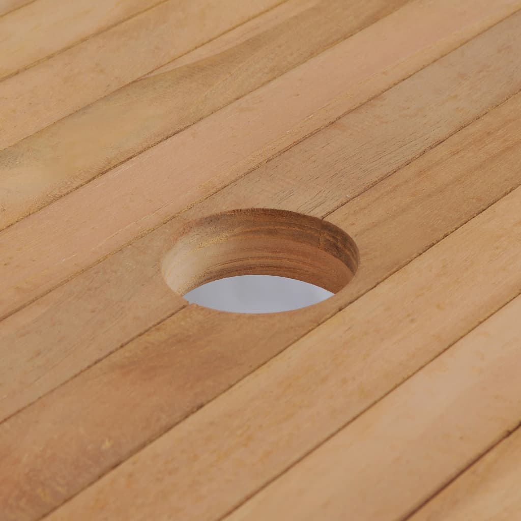 Hagebord 180x90x75 cm heltre teak