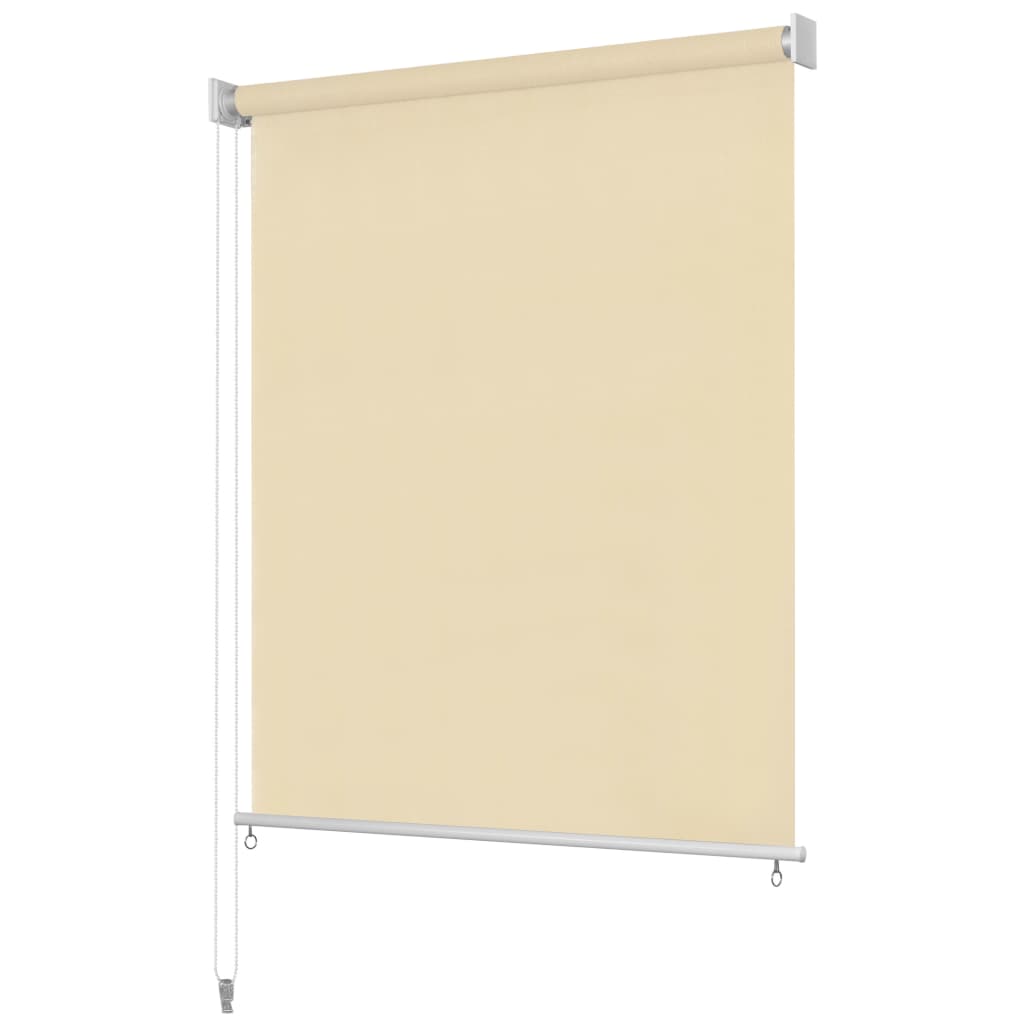 Utendørs rullegardin 200X140 cm krem