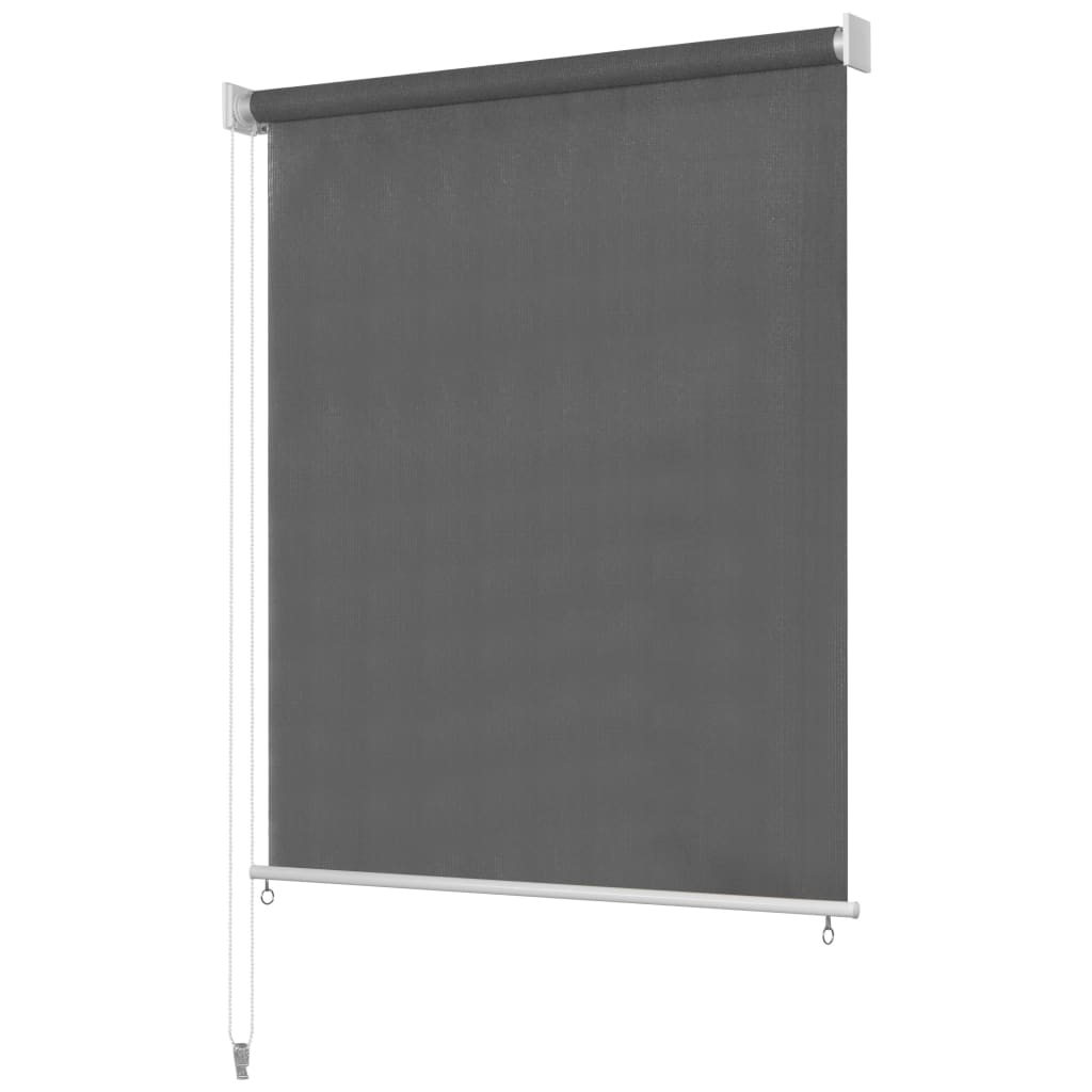 Utendørs rullegardin 100X140 cm antrasitt