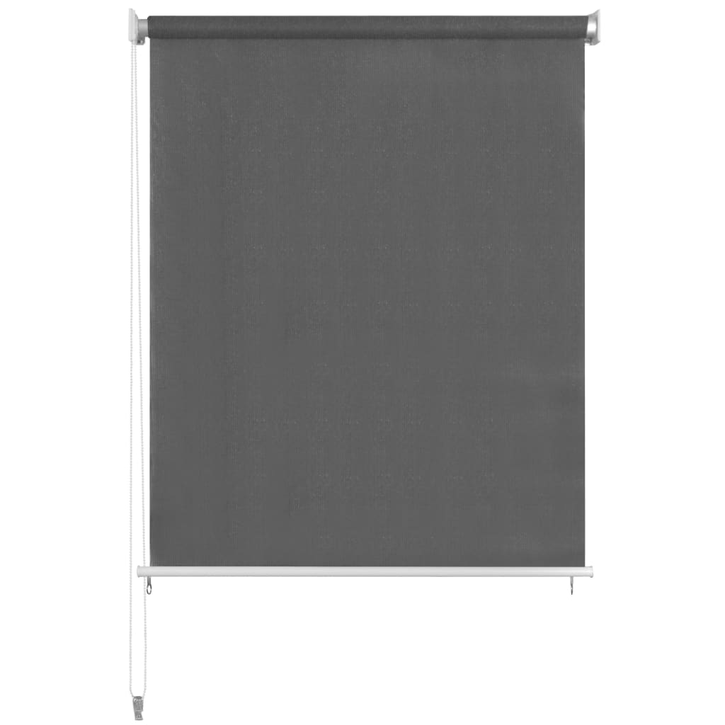 Utendørs rullegardin 120X230 cm antrasitt