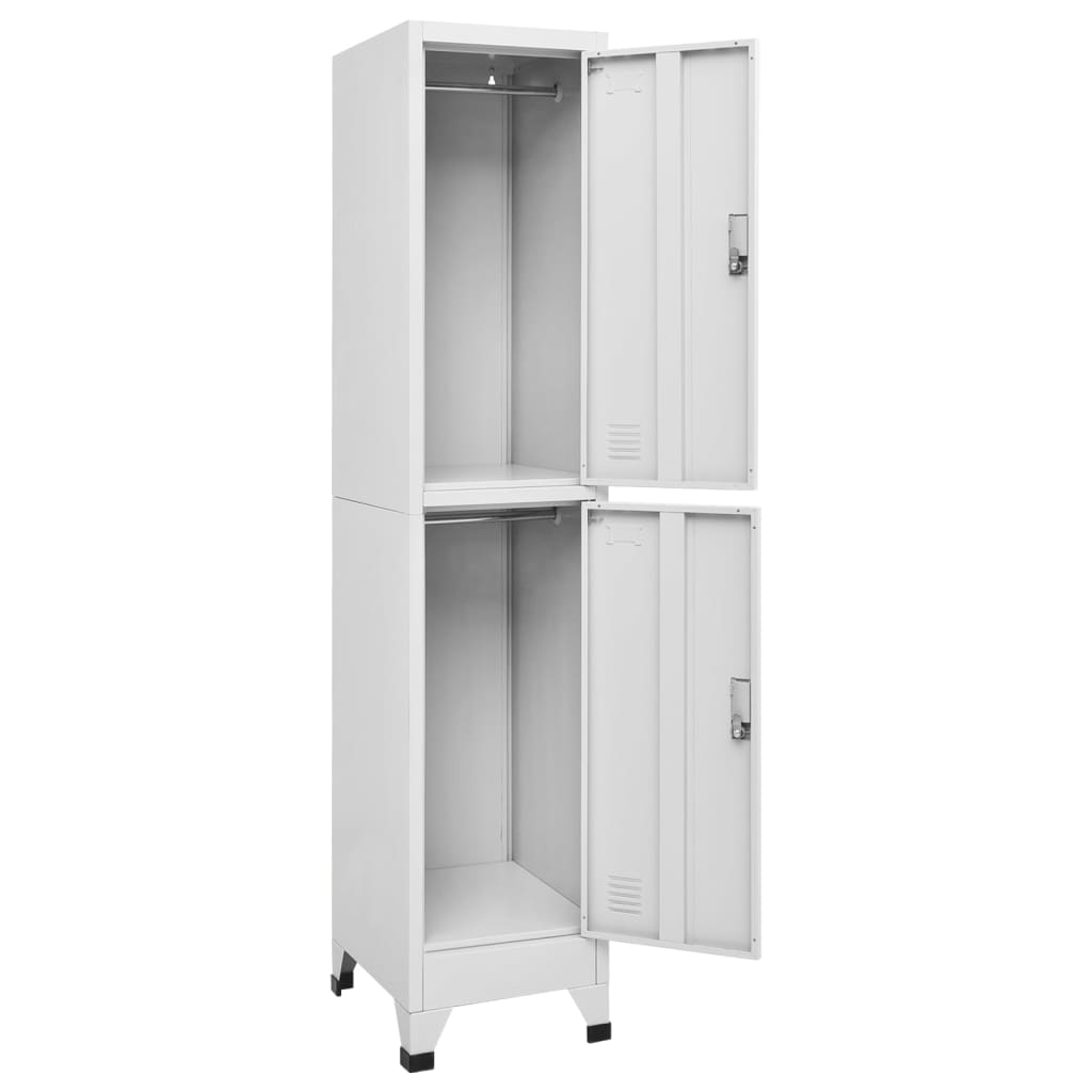 Garderobeskap med 2 rom 38x45x180 cm