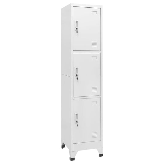 Garderobeskap med 3 rom 38x45x180 cm