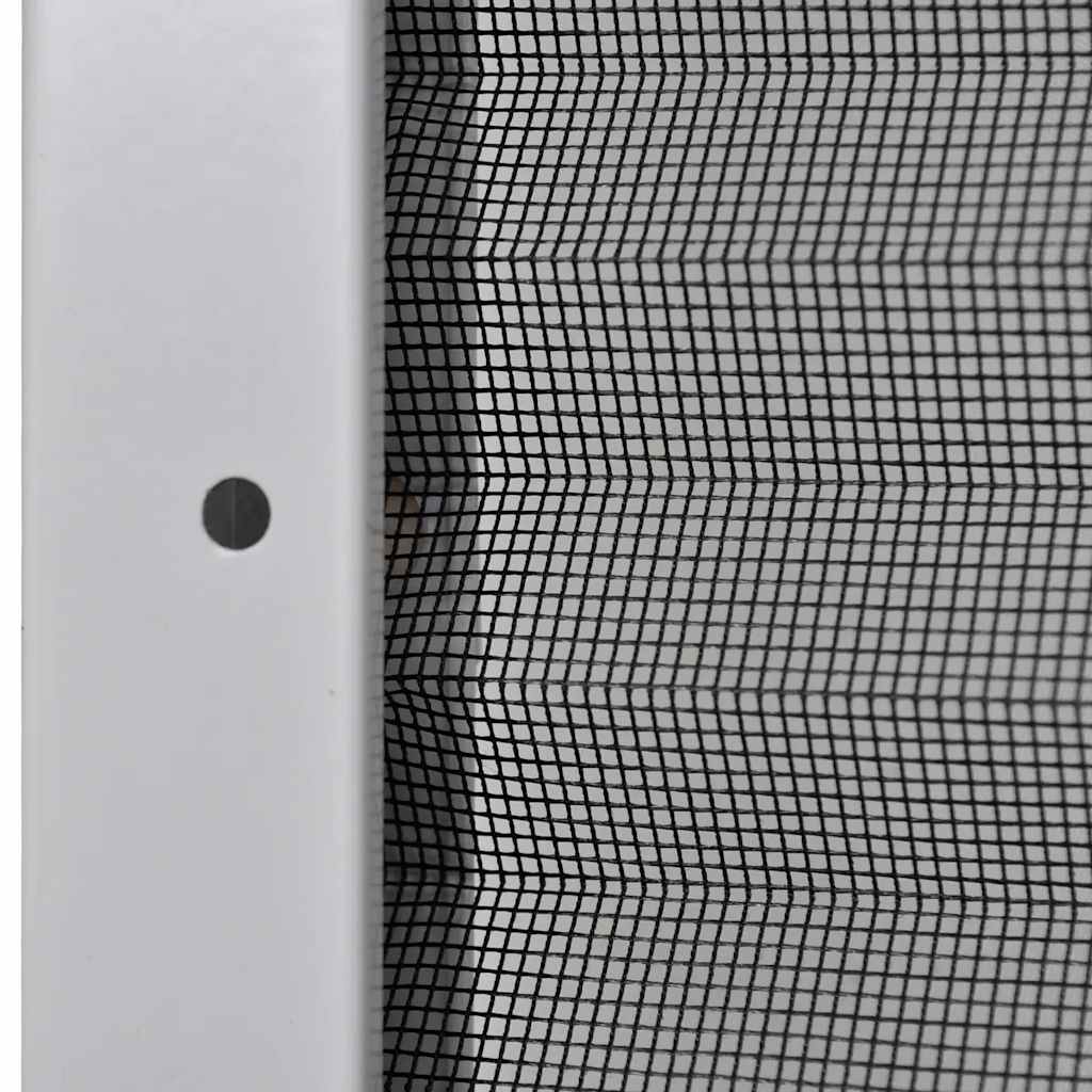 Plissert insektskjerm for vindu aluminium 60x80 cm vidaXL