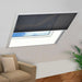 Plissert insektskjerm for vindu aluminium 120x120 cm vidaXL